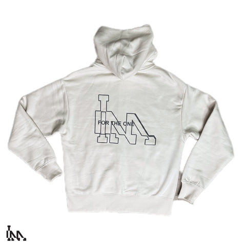 WNDR HEAVY ZIP HOODIE - ECRU