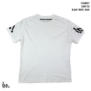 LOUPE TEE - WHITE BLACK