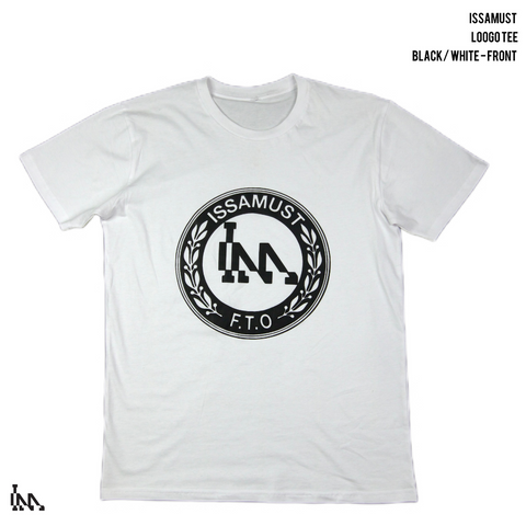 LOOGO TEE - WHITE BLACK