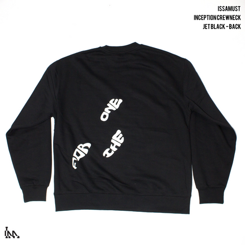INCEPTION CREWNECK - JET BLACK