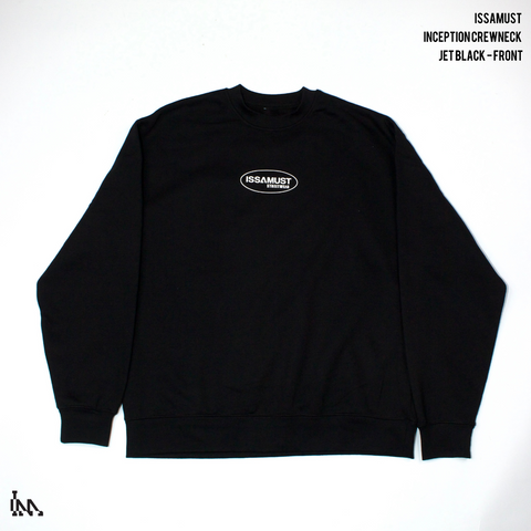INCEPTION CREWNECK - JET BLACK