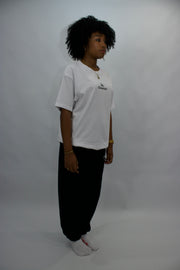 MANDATORY TEE - WHITE BLACK