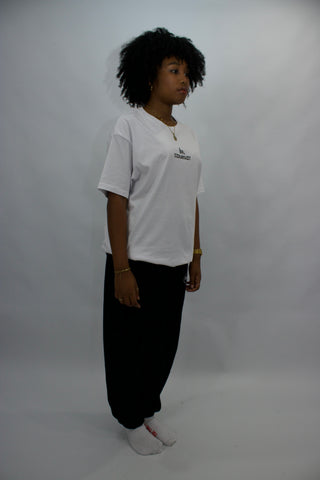MANDATORY TEE - WHITE BLACK