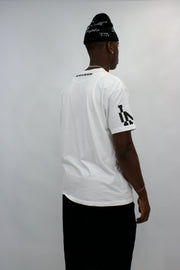 LOUPE TEE - WHITE BLACK