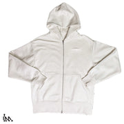 WNDR HEAVY ZIP HOODIE - ECRU