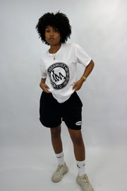 LOOGO TEE - WHITE BLACK