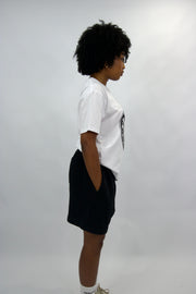 LOOGO TEE - WHITE BLACK