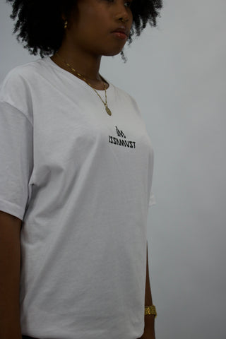 MANDATORY TEE - WHITE BLACK