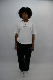 MANDATORY TEE - WHITE BLACK