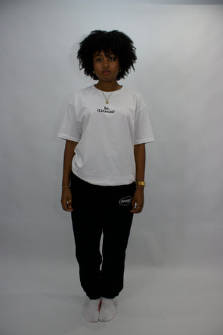 MANDATORY TEE - WHITE BLACK