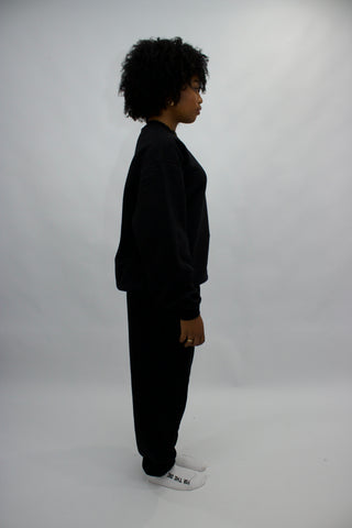 INCEPTION CREWNECK - JET BLACK