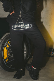 WNDR RELAXED TRACK PANTS - JET BLACK