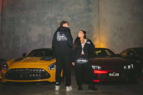 WNDR RELAXED TRACK PANTS - JET BLACK