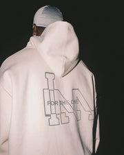 WNDR HEAVY ZIP HOODIE - ECRU