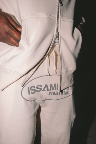WNDR RELAXED TRACK PANTS - ECRU