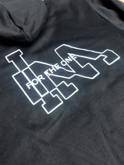 WNDR HEAVY ZIP HOODIE - JET BLACK