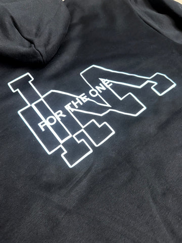 WNDR HEAVY ZIP HOODIE - JET BLACK