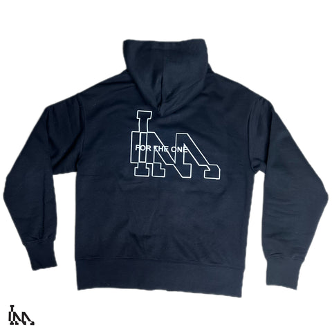 WNDR HEAVY ZIP HOODIE - JET BLACK
