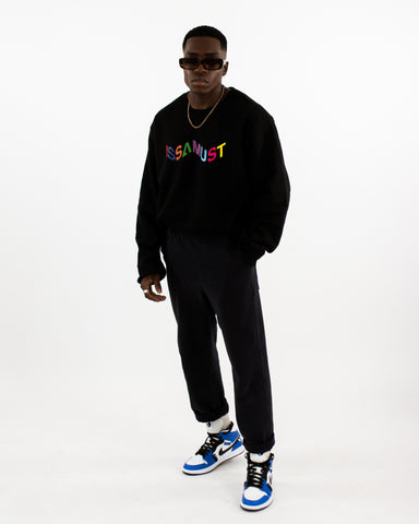 PRIISM CREWNECK BLACK/RAINBOW