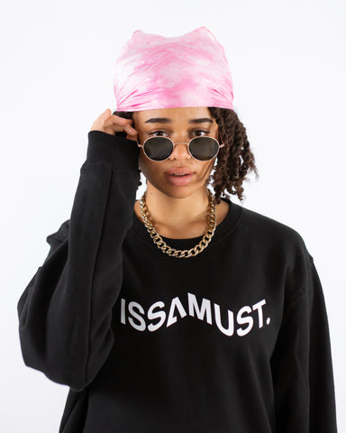 PRIISM CREWNECK BLACK/ WHITE