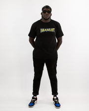 SIGNIITURE TEE BLACK/YELLOW