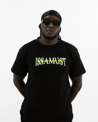 SIGNIITURE TEE BLACK/YELLOW