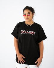 SIGNIITURE TEE BLACK/RED