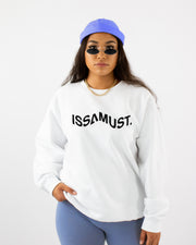 PRIISM CREWNECK WHITE/BLACK