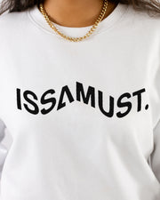 PRIISM CREWNECK WHITE/BLACK