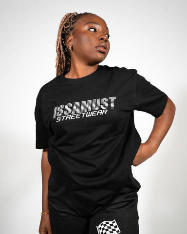 STREETRACER BLACK/WHITE TEE