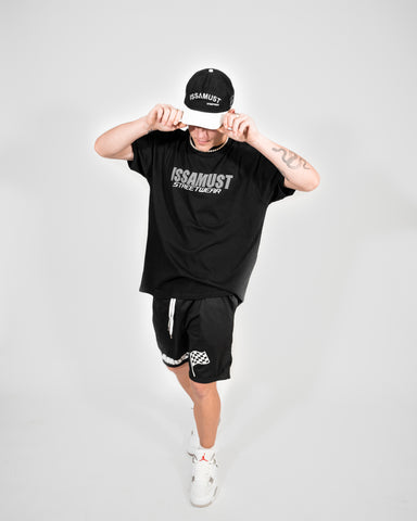 STREETRACER BLACK/WHITE CAP