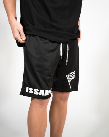 STREETRACER BLACK/WHITE SHORTS