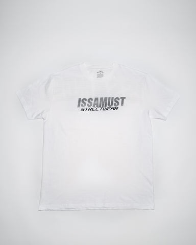 STREETRACER WHITE/BLACK TEE