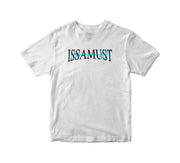 SIGNIITURE TEE WHITE/BLUE