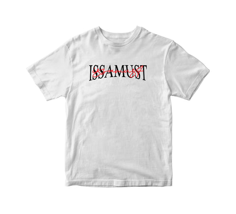 SIGNIITURE TEE WHITE/RED