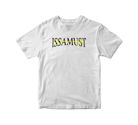 SIGNIITURE TEE WHITE/YELLOW